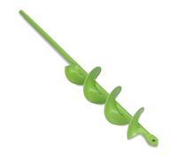 WERHE Coclea per trapano 46 mm Ø, 370 mm di lunghezza - Coclea da giardino per avvitatore a batteria per piantare, fiori e scavare buche - Strumento di scavo per il giardino