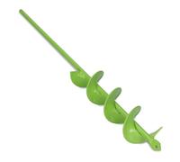 WERHE Coclea per trapano 50 mm Ø, lunghezza 220 mm - Coclea da giardino per avvitatore a batteria per piantare, fiori e scavare buche - Strumento di scavo per il giardino