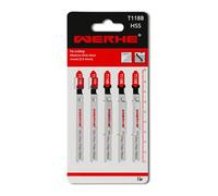 WERHE Lame per Seghetto Alternativo T118B HSS, Per Lamiera 2,5-6,0 mm