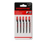 WERHE Lame per Seghetto Alternativo T119BO, HCS, Attacco a T, 76 mm