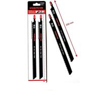 WERHE Lame per Seghetto per Legno 250 mm, T1044D, HCS, Set da 2