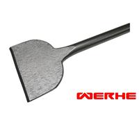 WERHE professionale SDS Max scalpello a vanga 75 x 600 mm scalpello largo pia...