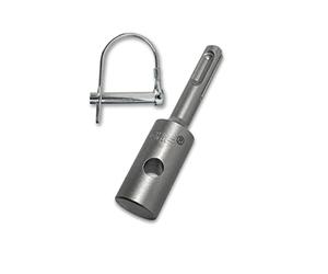 WERHE Profi Adapter per trapano da terra adatto per SDS Plus Drilling Machine Battery Drill Pile Driver con Quick Wing Bolt fatto di acciaio per molle di alta qualità