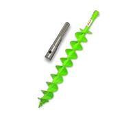 WERHE® Profi Drill Acciaio massiccio, punta da terra per trapano 80 mm a doppio albero estremamente robusto con adattatore SDS Max - Pile drill Well drill punta precisa.