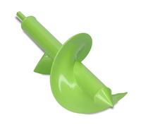 WERHE Punta da terra 100 mm Ø, lunga 300 mm per trapano e avvitatore a batteria - trivella da giardino per piantare senza sforzo fiori, arbusti e scavare fori per pali di recinzione