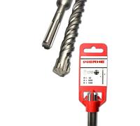 WERHE Punta per calcestruzzo SDS MAX 32x600mm - Punta martello per calcestruzzo e mattoni - 4 taglienti