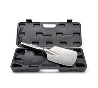 WERHE Scalpello a pala professionale HEX28 135 x 400 mm - Scalpello robusto per martello demolitore - Calcestruzzo & radici