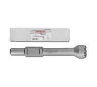 WERHE Scalpello Bocciarda HEX30, 12 Denti in Metallo Duro, 270 mm