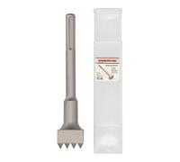 WERHE Scalpello Bocciarda SDS Max, 16 Denti, 240 mm, Quadrato 18 mm