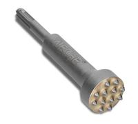 WERHE Scalpello Bocciarda SDS Plus, 12 Denti in Metallo Duro, 150 mm