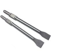 WERHE Scalpello esagonale professionale SDS set 2 pezzi 35 50 x 410 mm lama a freddo zoccolo punta piatta per demolizione martello