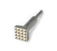 WERHE® Scalpello per martello SDS Plus a 16 denti lungo 140 mm, quadro 32 mm - Scalpello per martelli elettrici rotativi - martelli a bussola, per martellare il calcestruzzo