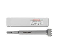 WERHE® Scalpello SDS Plus per martello a boccola 16 denti lunghezza 220 mm, quadro 36 mm - Scalpello per martello elettrico rotativo - martelli a boccola, per martellare il calcestruzzo