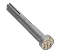 WERHE® SDS MAX Scalpello per martello a boccola 12 denti lunghezza 200 mm, cerchio ⌀35 mm - Scalpello per martello elettrico rotativo - martelli a boccola, per martellare il calcestruzzo