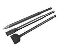 WERHE Set di Scalpelli SDS Plus 250 mm, 3 Pezzi Scalpello a Punta