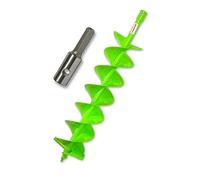 WERHE Trapano professionale per coclea 150 millimetri tutto acciaio pila ben preciso doppia spirale carburo Hartmetall eco colore vernice con adattatore esagonale