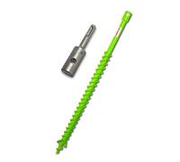 WERHE trapano professionale per coclea 40 mm pila ben preciso doppio carburo a spirale hartmetall eco colore Vernice con adattatore SDS Plus