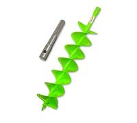 WERHE Trapano professionale per trivello a coclea 150 mm tutto acciaio a doppio pozzo robusto con adattatore SDS Max