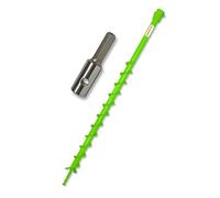 WERHE Trivella 40 mm con Adattatore Hex, Trivella per Pali