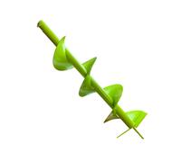 WERHE Trivella per terra 200 mm, in acciaio, a spirale singola per trapano