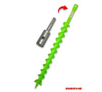 WERHE Trivella per terra 60 mm, doppia spirale, Sds plus, per trapano