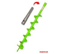 WERHE Trivella per Terreno 100 mm Singola con Adattatore SDS MAX, Punta per trap