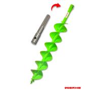 WERHE Trivella per Terreno 120 mm Doppia con Adattatore Max, Punta per trapano