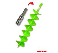 WERHE Trivella per Terreno 150 mm Doppia con Adattatore HEX, Punta per trapano