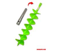 WERHE Trivella per Terreno 150 mm Doppia con Adattatore Max, Punta per trapano
