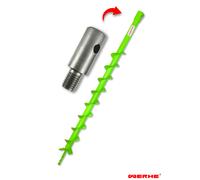 WERHE Trivella per Terreno 50 mm Singola con Adattatore M14, Punta per trapano
