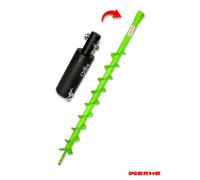 WERHE Trivella per Terreno Rinforzata 150 mm Singola con Adattatore Makita