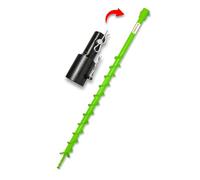 WERHE Trivella per Trapano, Ø 40 mm, 80 cm, Con Adattatore per Stihl