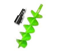 WERHE Trivella professionale per terreno 200 mm - doppio albero per pali trivella per pozzi punta robusta - Compatibile con Stihl 106 C, BT 120 C, BT 121, BT 130, BT 131