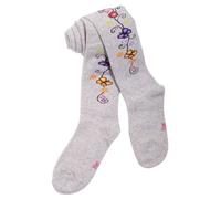 Weri Spezials Calzamaglia per Neonati e Bambini, Colore:Argento, Taglia: 110-116 cm (5-6 anni),"Rametto con farfalla"