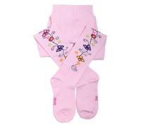 Weri Spezials Calzamaglia per Neonati e Bambini, Colore:Rosa, Taglia: 152-164 cm (11-12 anni), Rametto con farfalla