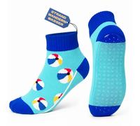 Weri Spezials - Calzini da spiaggia per bambini e tutta la famiglia con rivestimento ABS continuo, Thermolite Aqua-Beach-Socken, 19-22