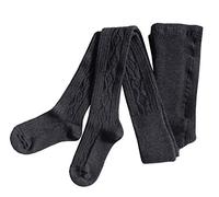 Weri Spezials Collant da donna in lana - anche con doppio tassello compatto 1:1 a costine e rombi. La merce è adatta anche a stature fino a 164 cm., antracite rombo, 40-42