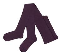 Weri Spezials - Collant da donna in lana ecologica, 7 colori alla moda, lisci melanzana 40-42