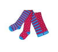 Weri Spezials - Collant per bambini e bambine, alla moda e vivace! Disponibile in diversi modelli e colori A pois rosa. 122 cm-128 cm