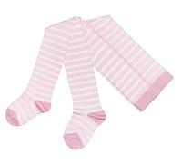 Weri Spezials - Collant per bambini e bambine con fascia in diverse varianti di design e colore. Rosa + bianco Weri 3-4 anni