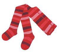 Weri Spezials - Collant per bambini e bambine, in cotone a righe in 5 splendidi colori, rubino, 5-6 anni