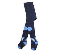 Weri Spezials Spugna Calzamaglia ABS per Bambini con suola Antiscivolo, Colore:Blu scuro, Taglia: 98-104 cm (3-4 anni)