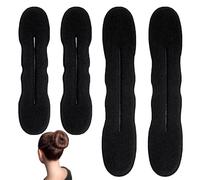 WERIGONI Lotto di 4 Magic Bun Hair Clip, Chignon Facile per Capelli Ciambella per Chignon Flessibile e Riutilizzabile per Chignon da Balletto