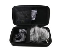 WERJIA Custodia rigida adatta per registratore video Zoom Q2n-4K, caricabatterie, adattatore per treppiede microfono e accessori, Nero , Grande, Compatto