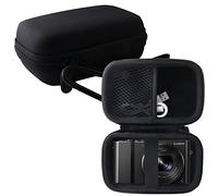 WERJIA Custodia rigida da trasporto compatibile con fotocamere digitali Panasonic Lumix ZS99/DC-ZS70/ZS60/ZS80/DMC-ZS100/DMC-ZS200, TZ200, Nero, Semplice