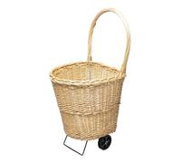 WERKA PRO Carrello per ceppi in vimini