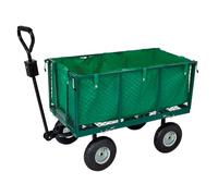 WERKA PRO Carrello rimorchio da Giardino grigliato