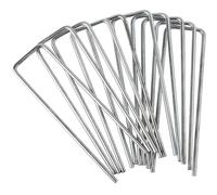 WERKA PRO Confezione da 10 graffette Metalliche zincate 15x4cm