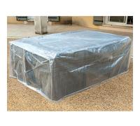 WERKA PRO - Copritavolo 250 x 150 x 80 cm, Traslucido, 250 x 150 x 80 cm