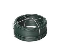 WERKA PRO Filo di Ferro plastificato Verde con Supporto 50 m ø 0,9 mm